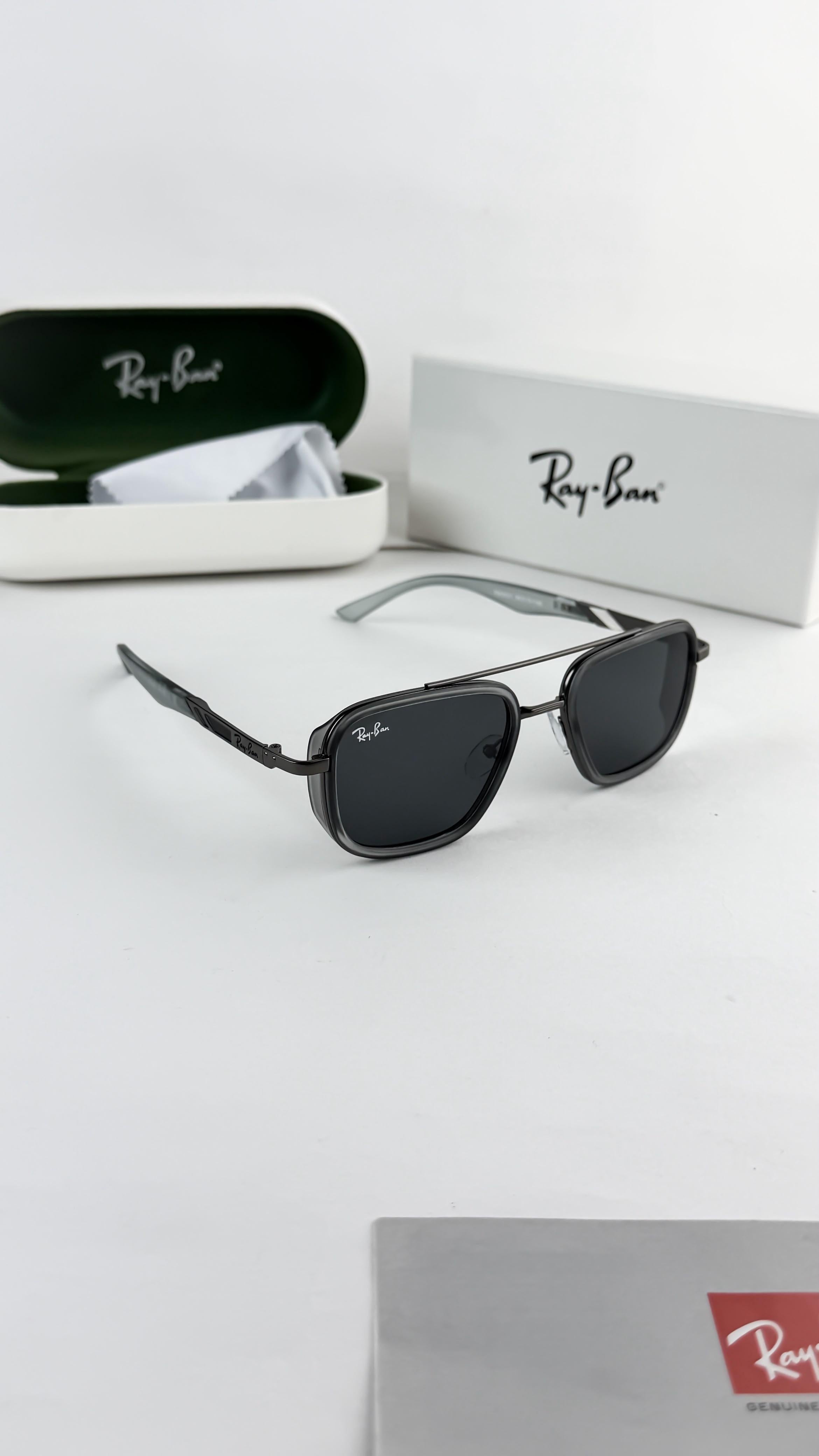 *RAYBAN GREY BLACK 3621🔥🔥🔥*