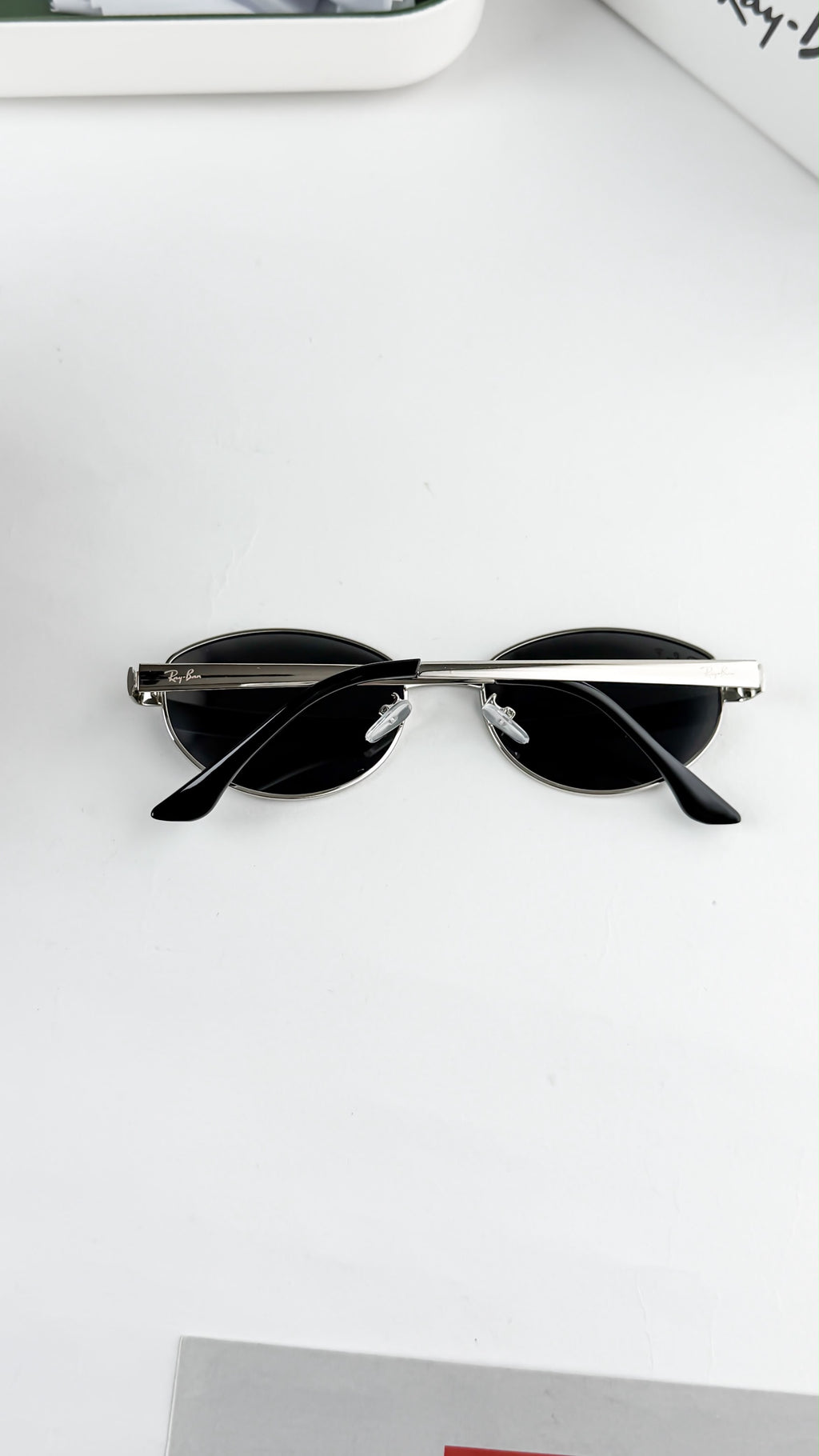 *RAYBAN SILVER BLACK 3774*🔥🥵🔥😡