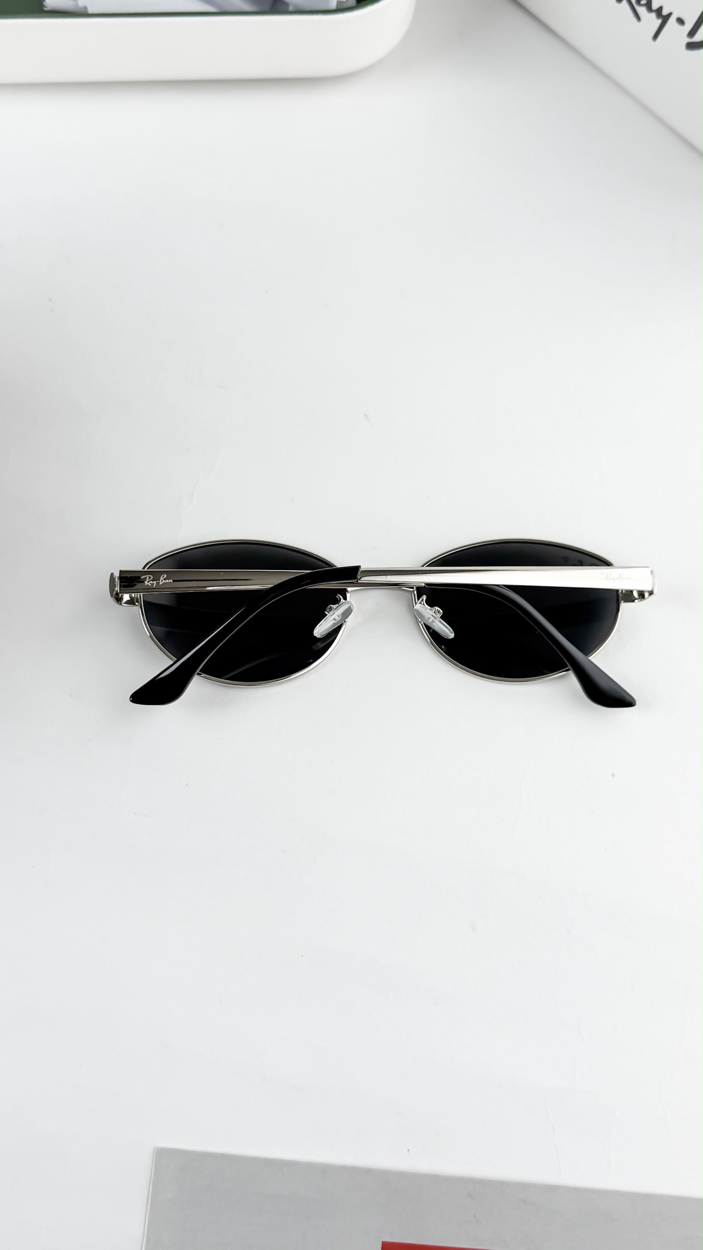 *RAYBAN SILVER BLACK 3774*🔥🥵🔥😡