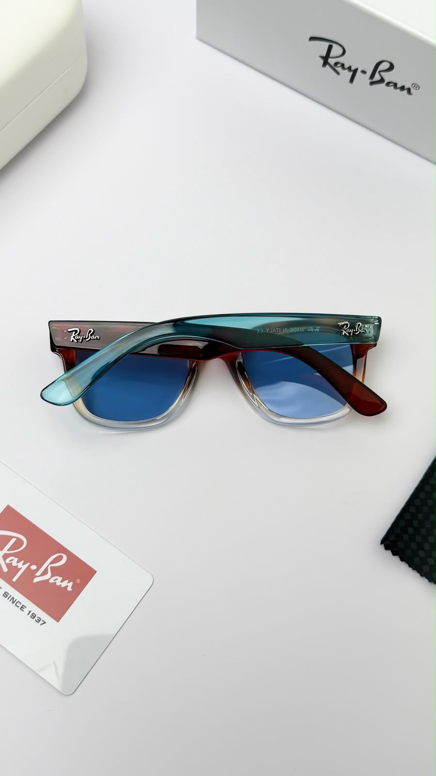 *RAYBAN TIGER BLUE 0502🔥🔥🔥*