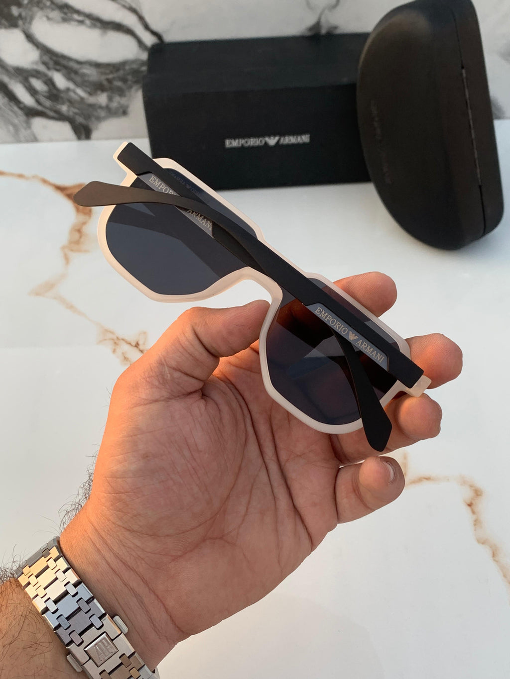 Emp_orio armani 2602 white black