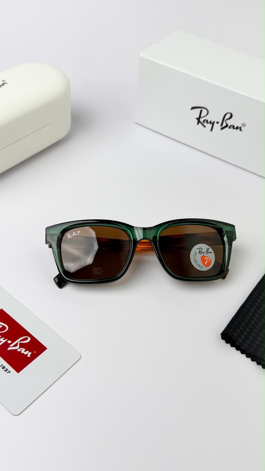 *RAYBAN TIGER BROWN 7701🔥🔥🔥*
