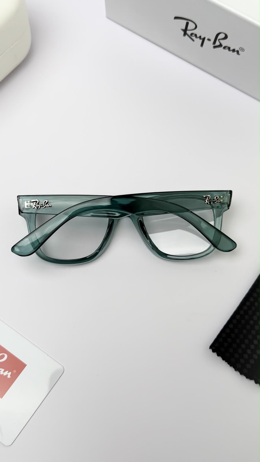 *RAYBAN LIGHT GREEN 0502 PLANO🔥🔥🔥*
