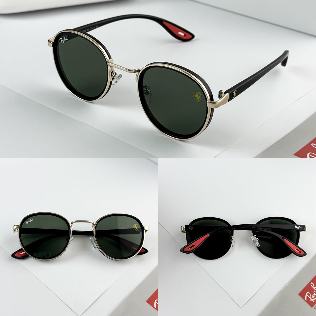 *RAYBAN GOLD GREEN 02🔥🔥🔥*