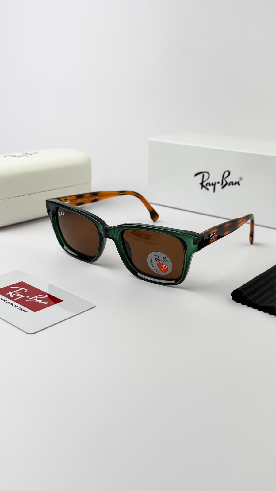 *RAYBAN TIGER BROWN 7701🔥🔥🔥*