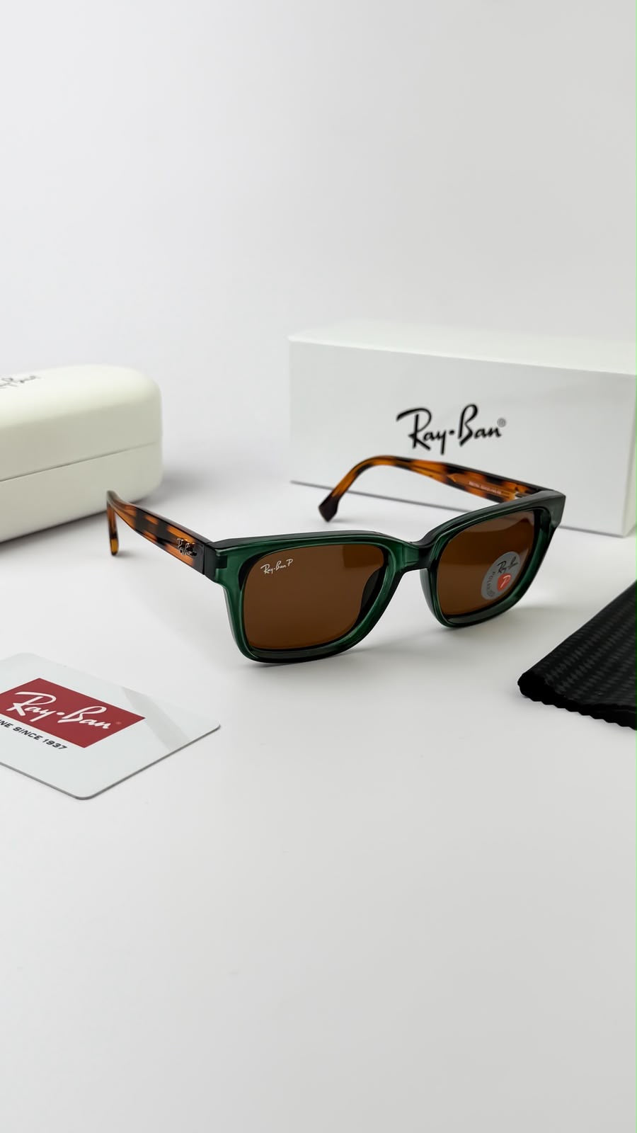 *RAYBAN TIGER BROWN 7701🔥🔥🔥*