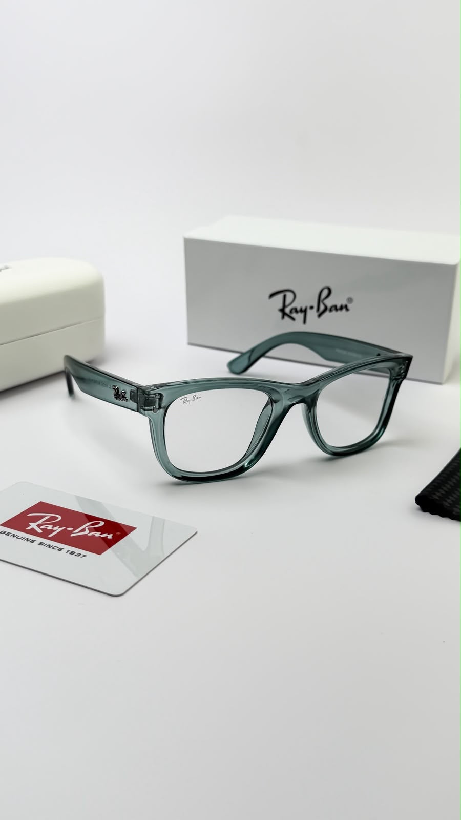 *RAYBAN LIGHT GREEN 0502 PLANO🔥🔥🔥*