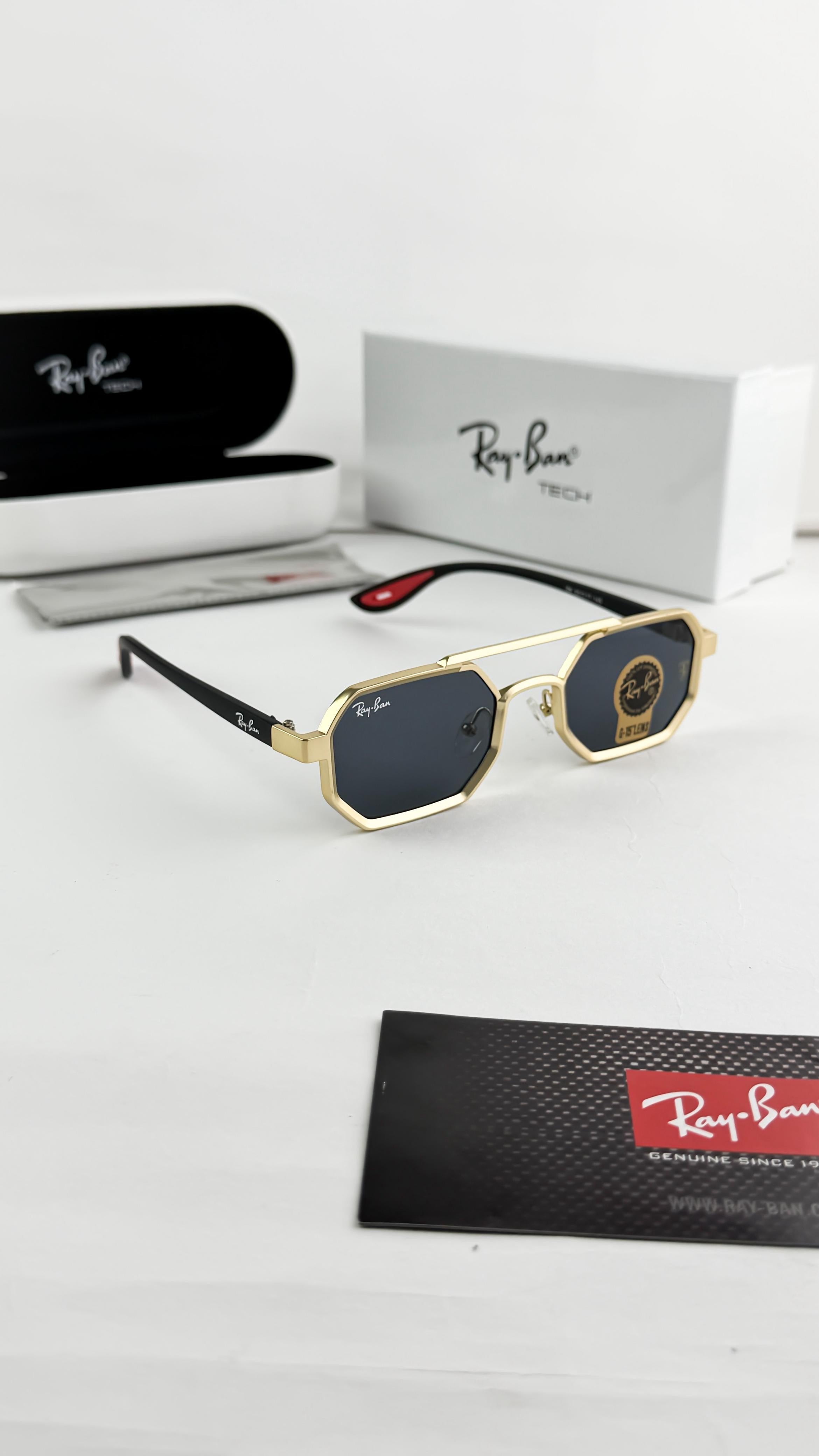 *RAYBAN GOLD BLACK 05🔥🔥🔥*