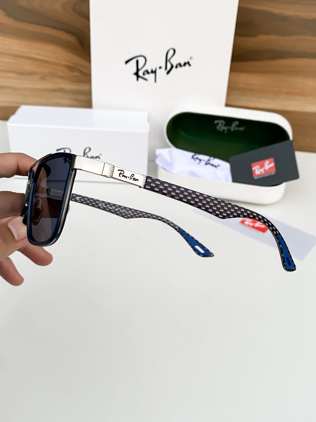 RA_YBAN SILVER BLUE 3610