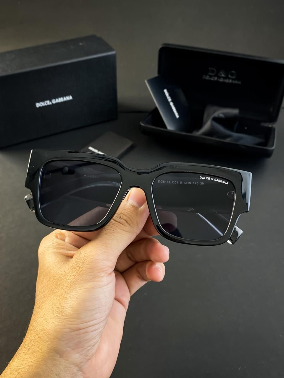 *DOLCE & GABBANA TRANSPRENT BLACK 6184🥵🥵🥵*