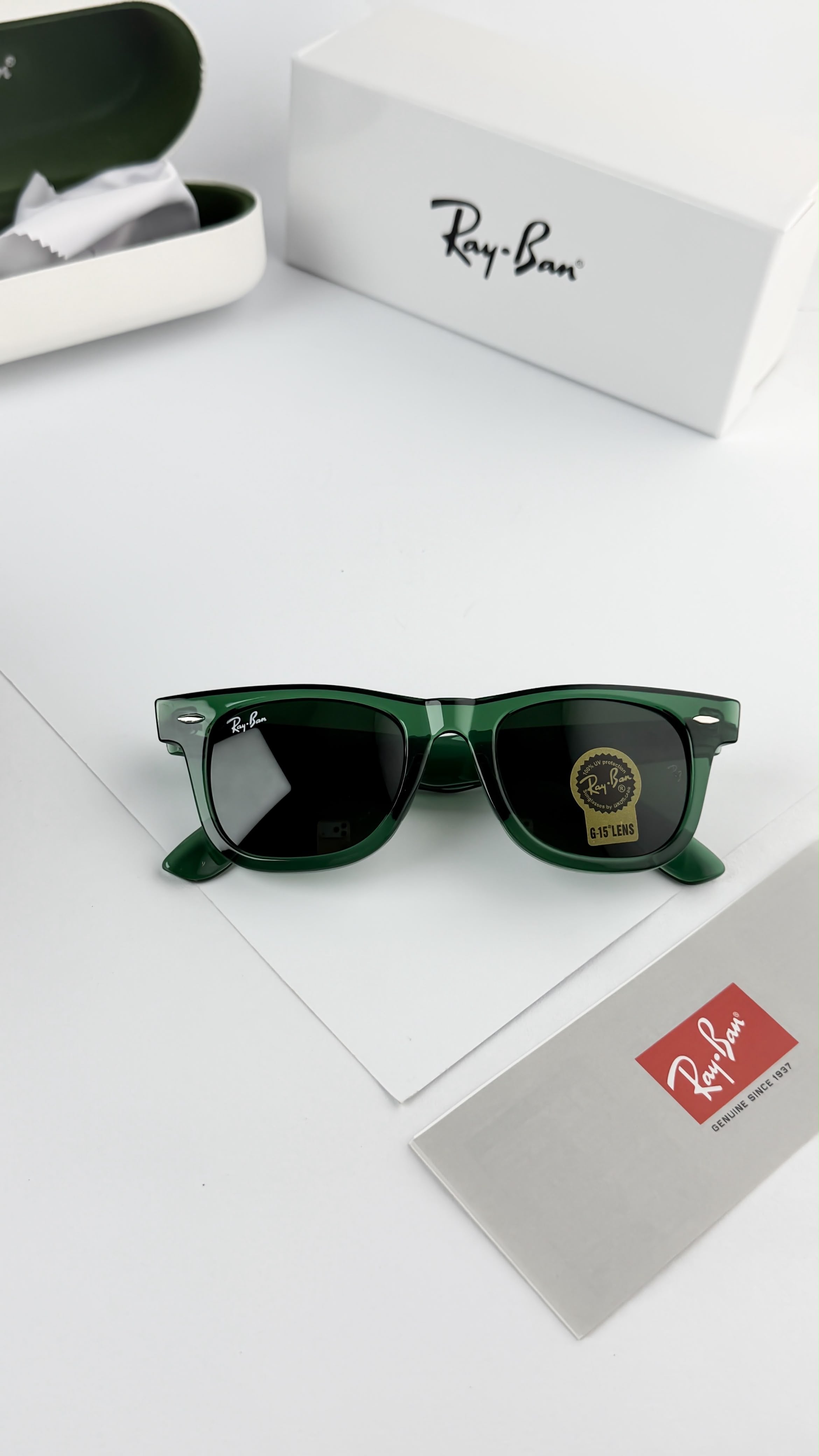 *RAYBAN GREEN BLACK 2140🔥🔥🔥ON DEMAND WITH STORE ARTICLES🔥🔥🔥*