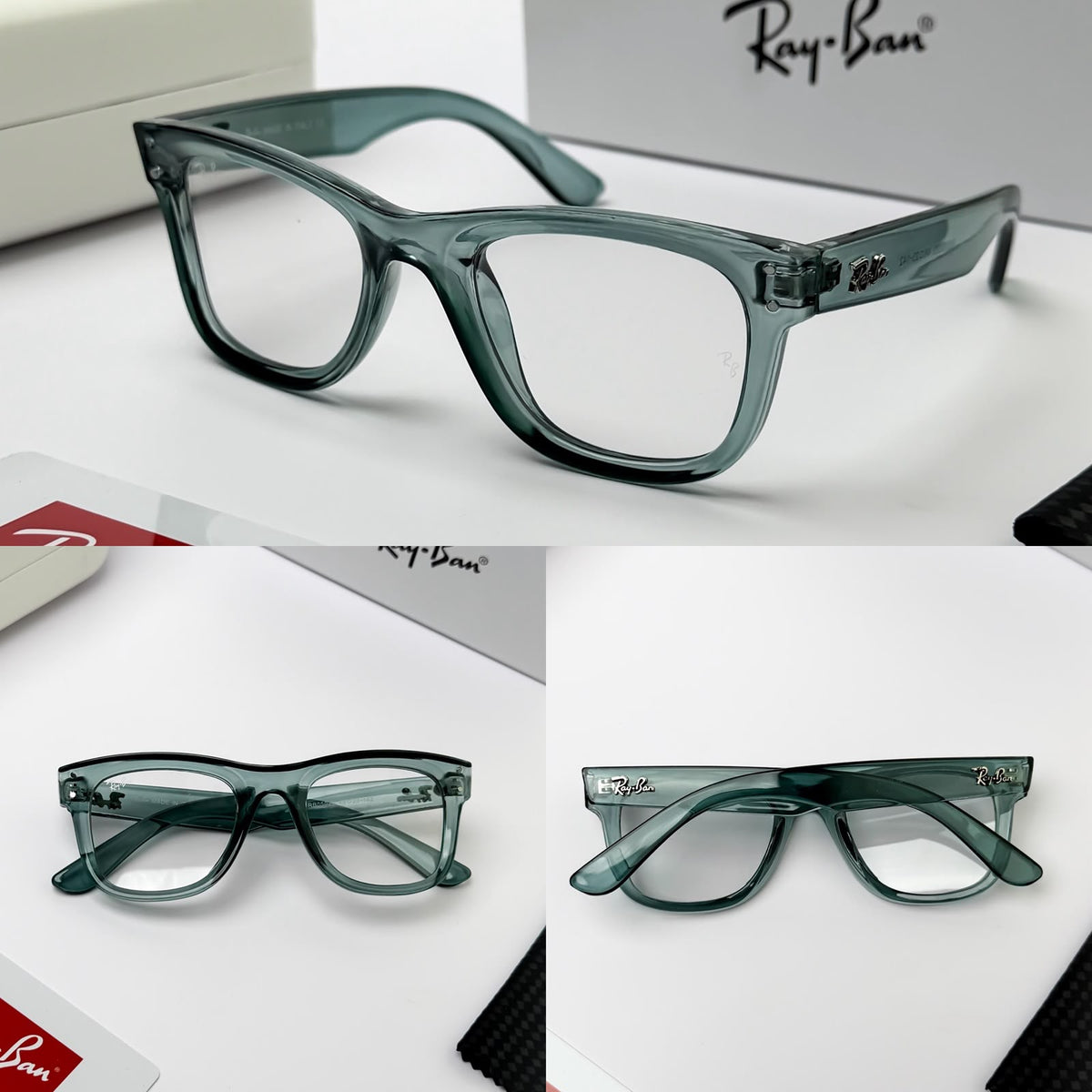 *RAYBAN LIGHT GREEN 0502 PLANO🔥🔥🔥*