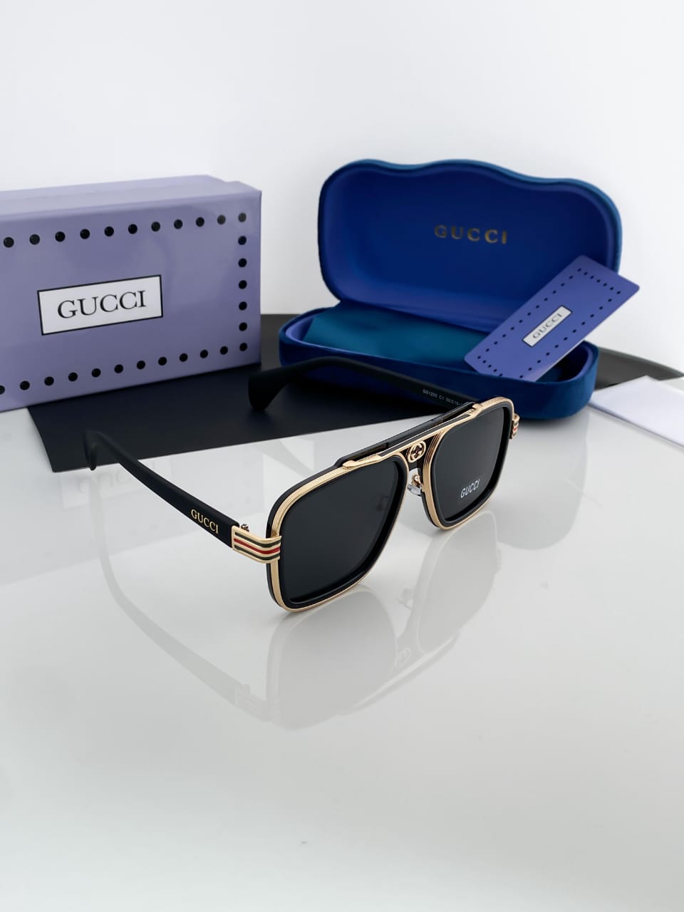 GUCC.I LIMITED EDITION LOGO SUNGLASS