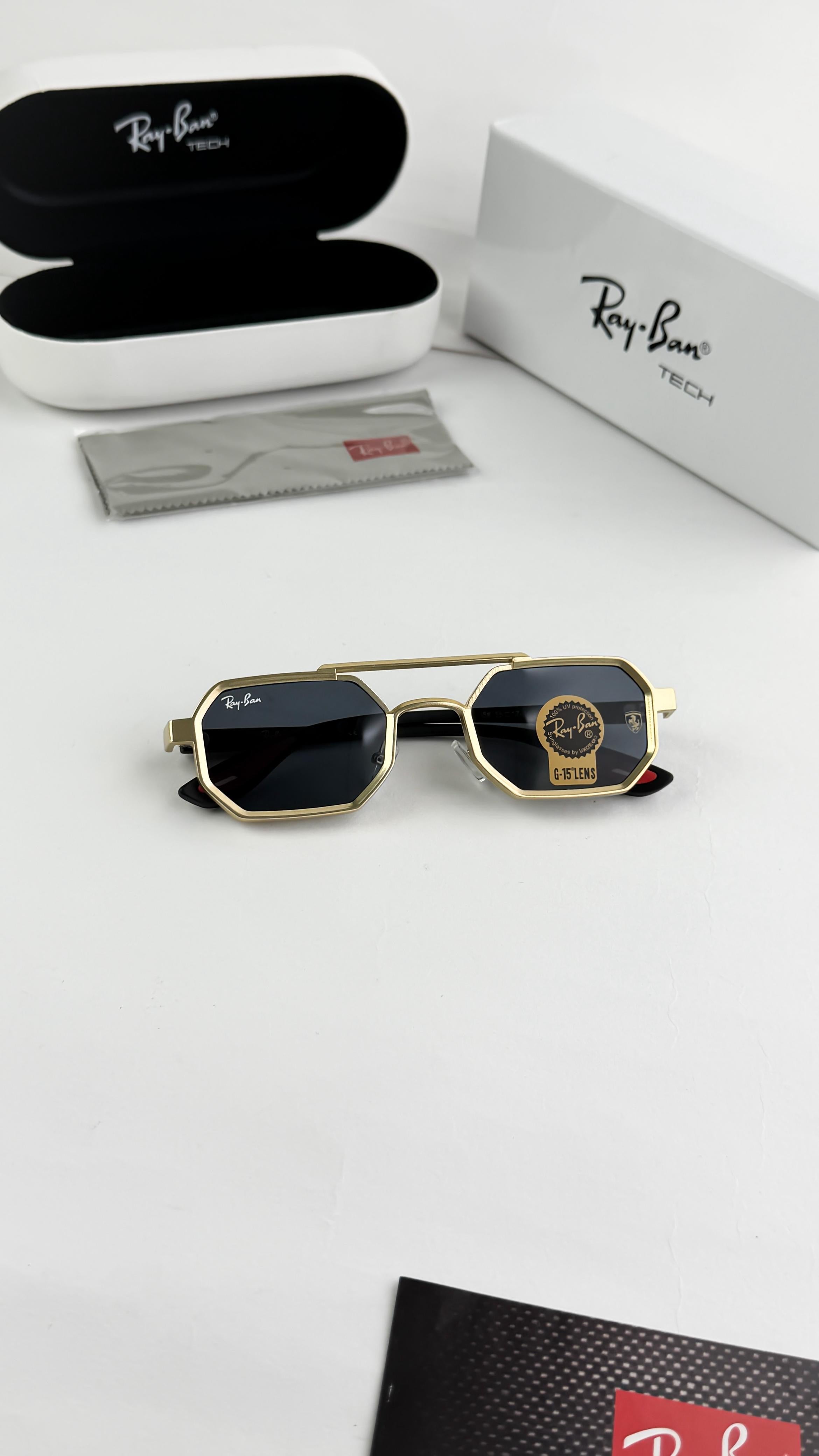 *RAYBAN GOLD BLACK 05🔥🔥🔥*