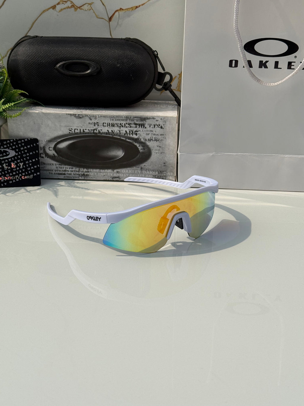 *Oakley_White_Orange_9229*🚨🔥
