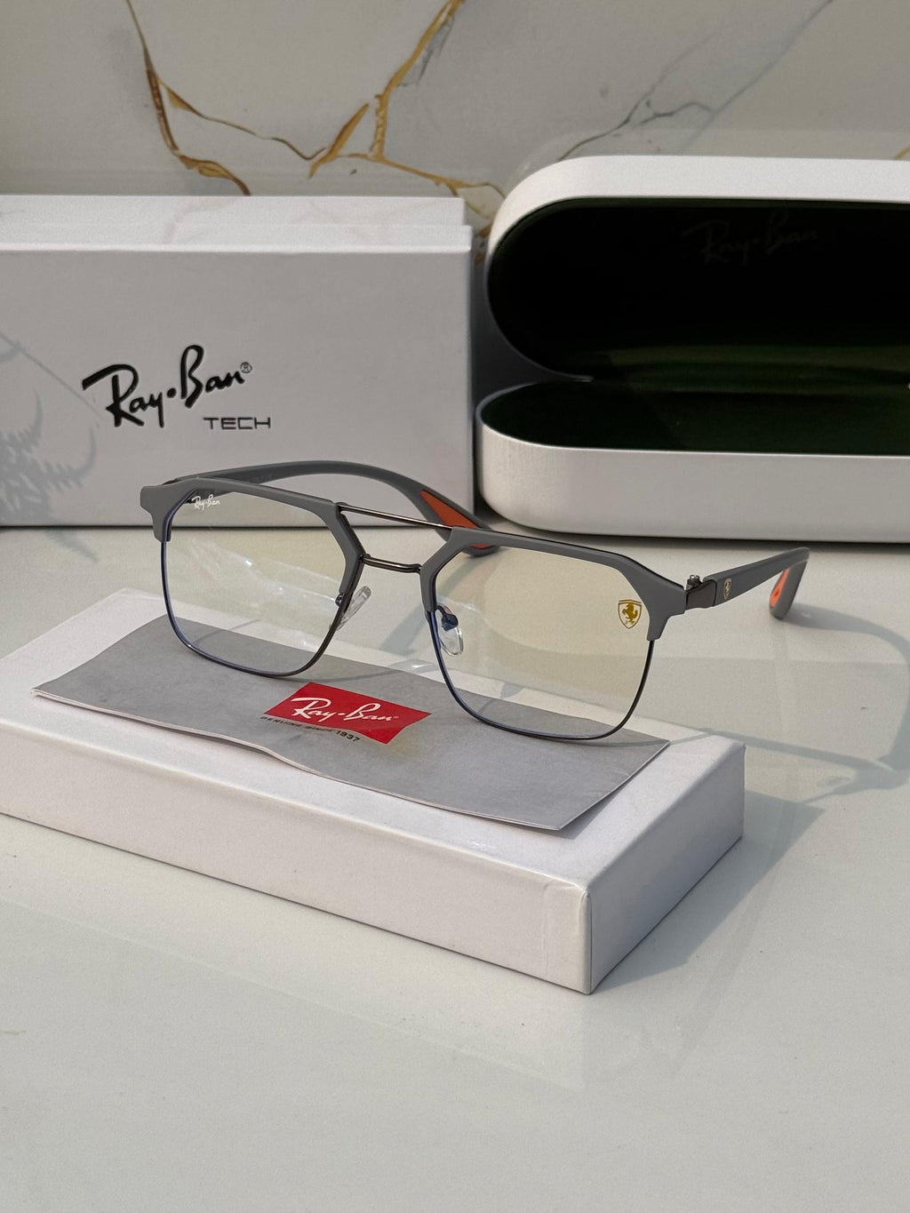 *Rayban 04 Grey Plano*🚨🔥