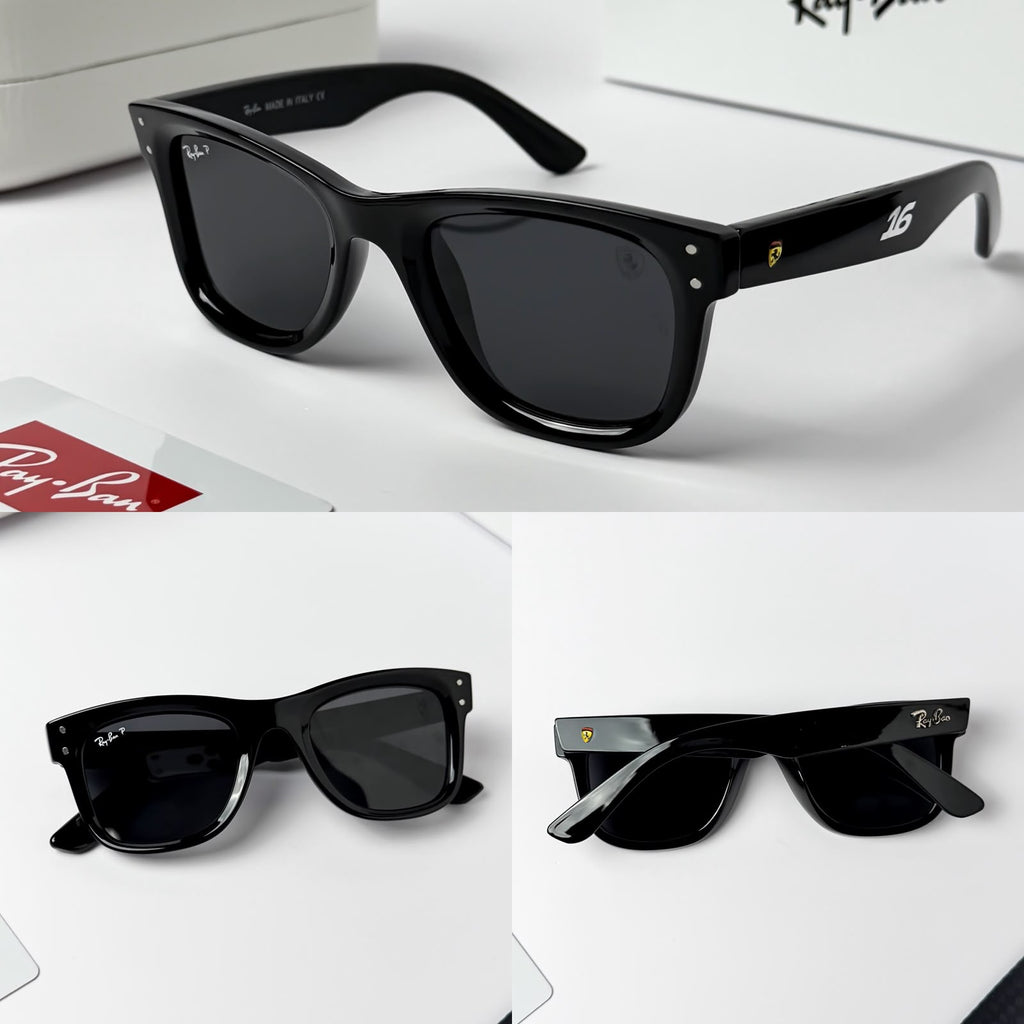 *RAYBAN BLACK FERRARI 0502🔥🔥🔥CELEBRITY CHOISE🔥🔥🔥*