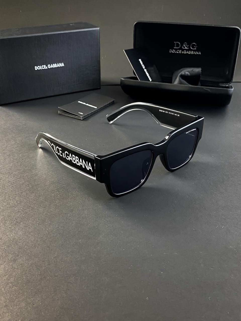 *DOLCE & GABBANA TRANSPRENT BLACK 6184🥵🥵🥵*
