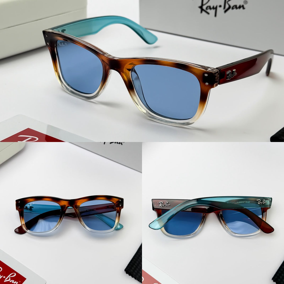 *RAYBAN TIGER BLUE 0502🔥🔥🔥*
