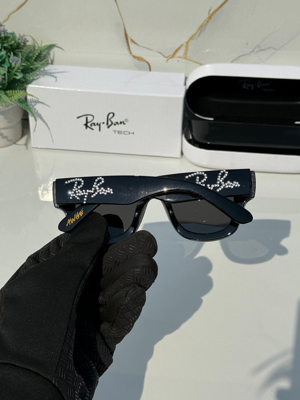 *Rayban 4940 Shiny Black Puffer Diamond Edition* 🚨🔥