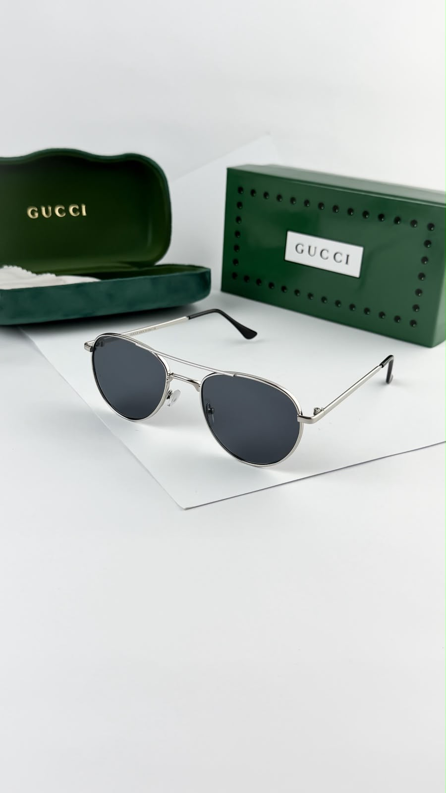 *GUCCI SILVER BLACK 1061🔥🔥🔥SRK CHOISE🔥🔥🔥*