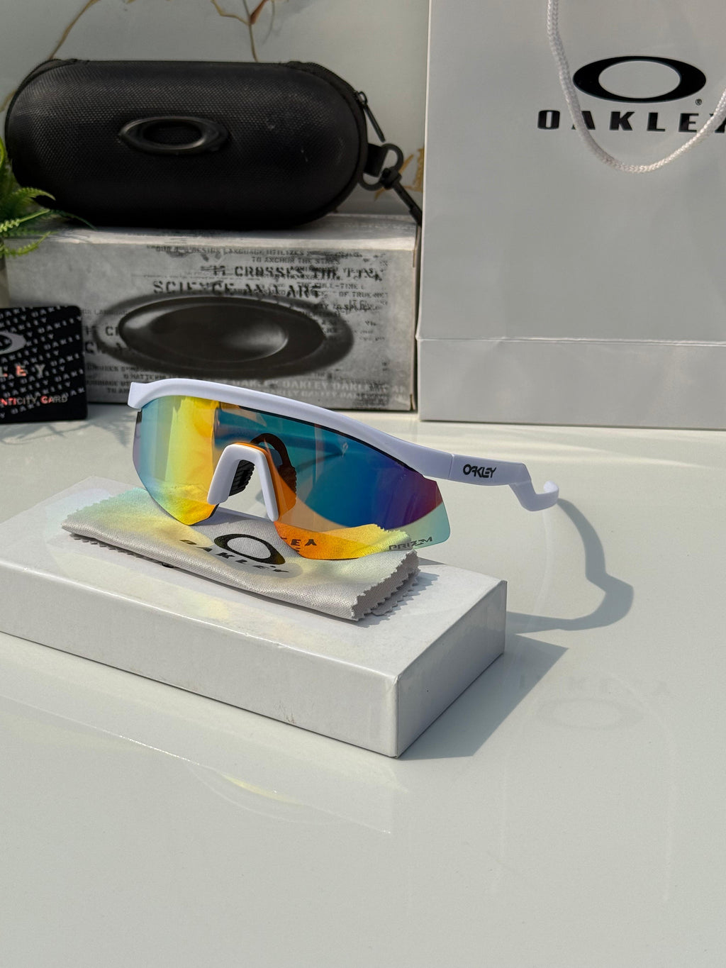 *Oakley_White_Orange_9229*🚨🔥