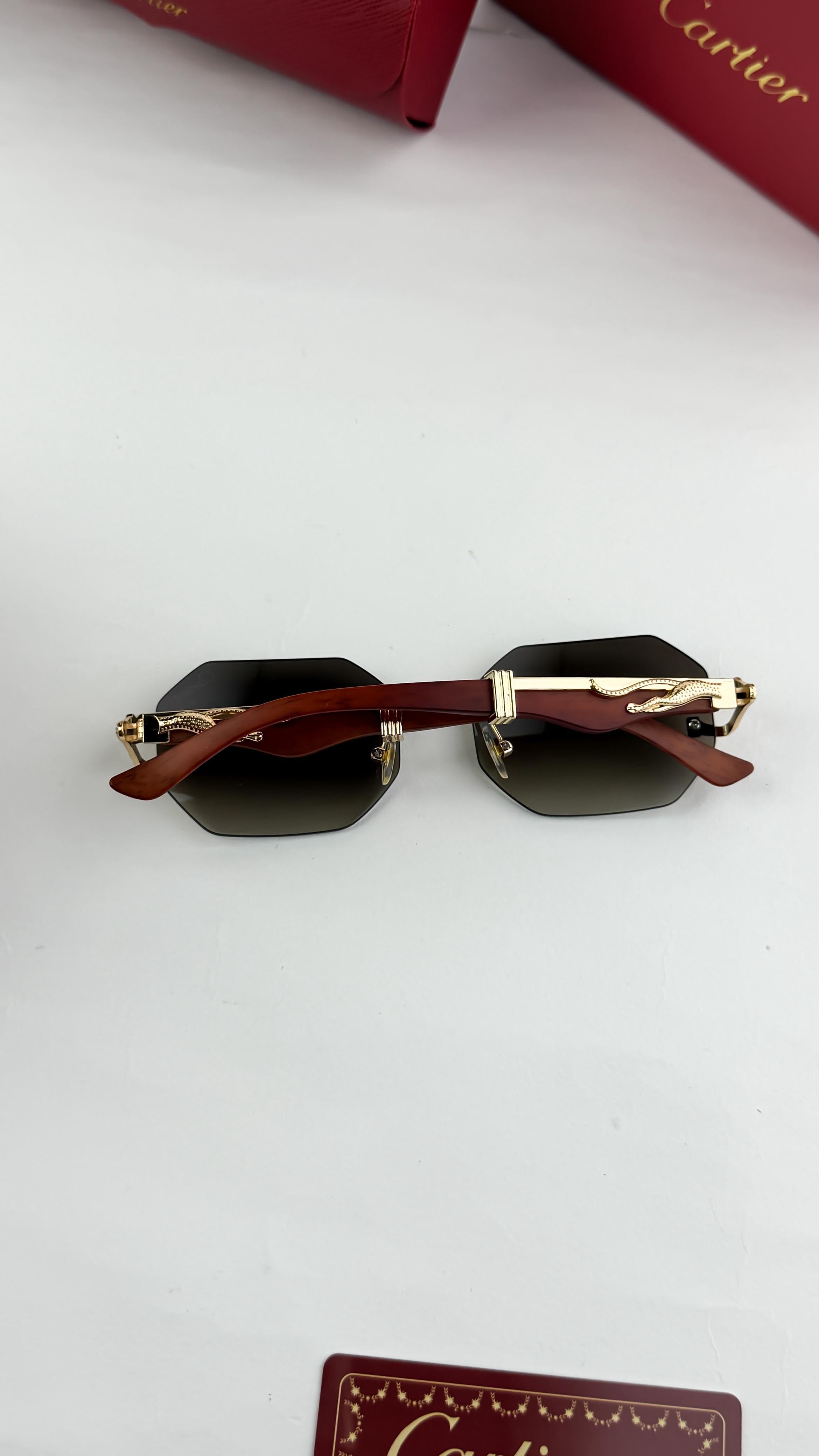 *CARTIER GOLD BROWN 3041🔥🔥🔥ON DEMAND🔥🔥🔥*