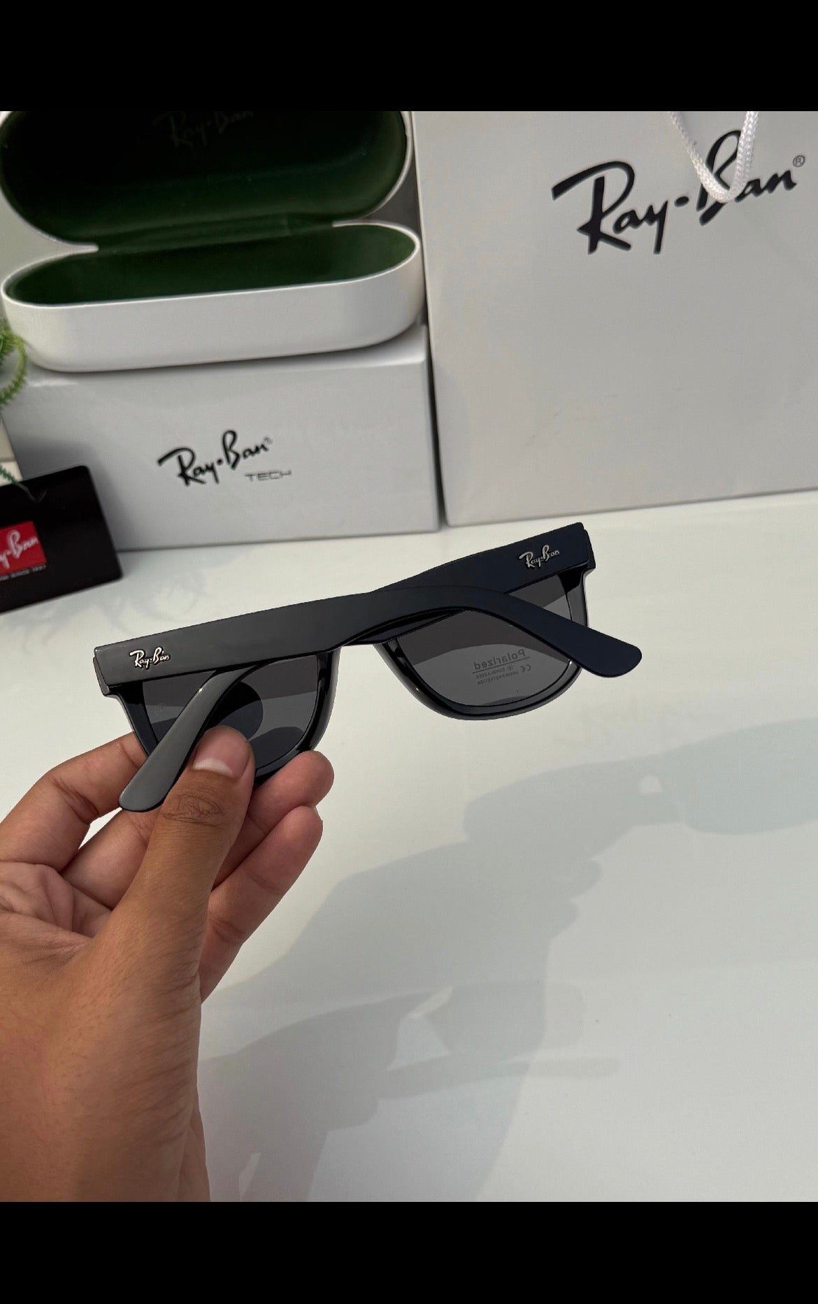 Rayban black Blaze 650