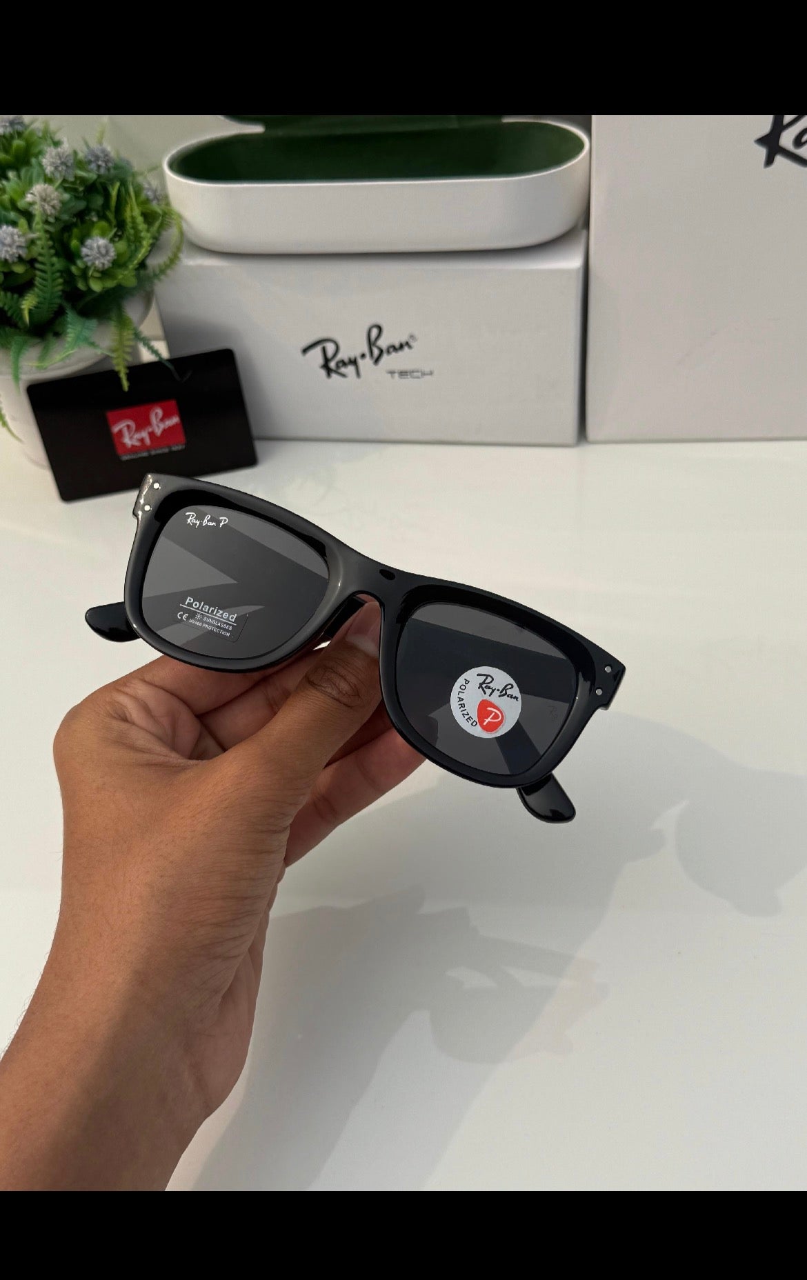 Rayban black Blaze 650