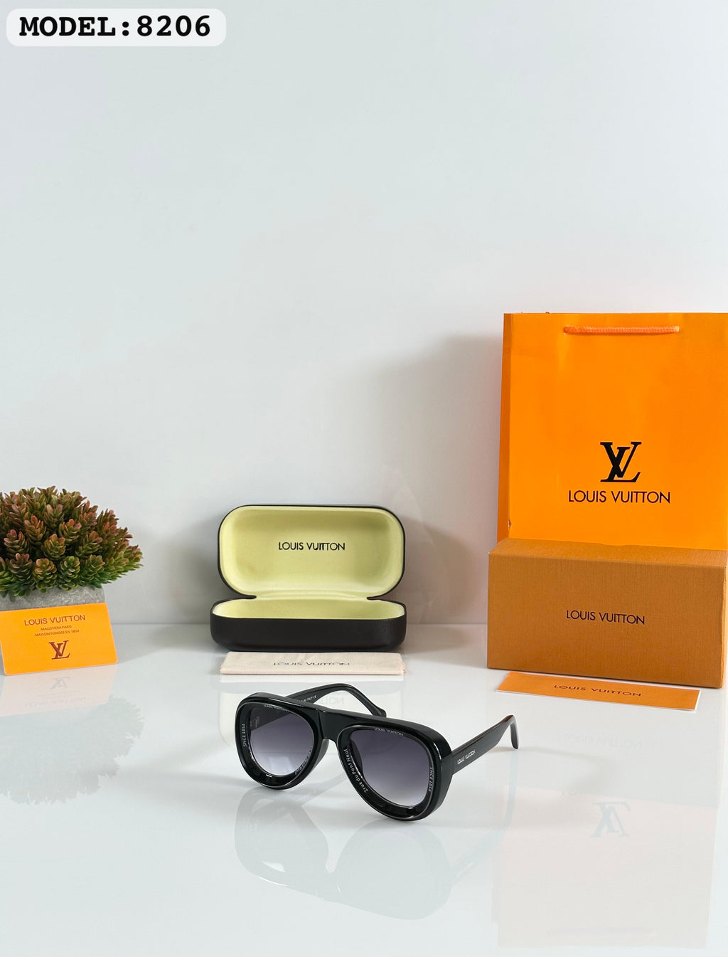 Lv sunglass with imported brand kit unisex