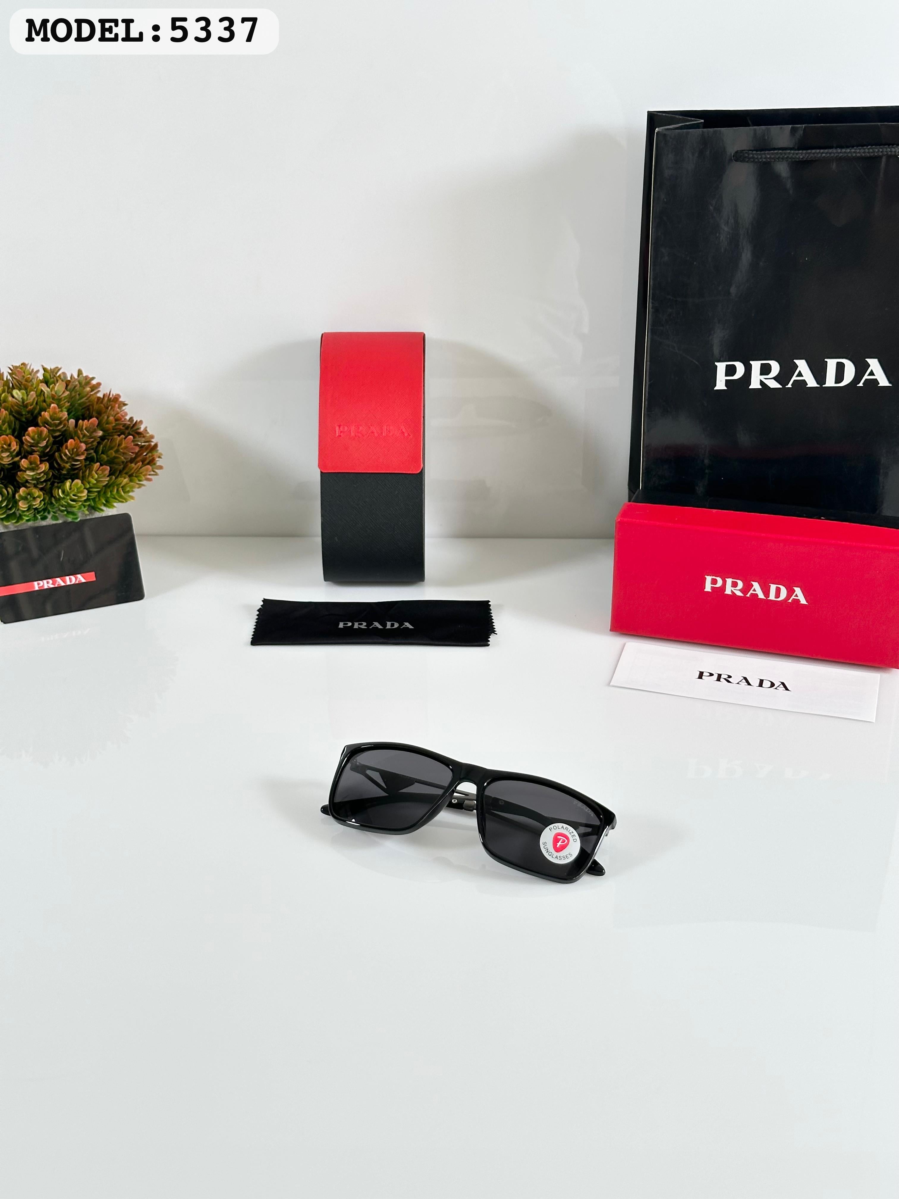 Pra/da polarized sunglasses with imported brand kit