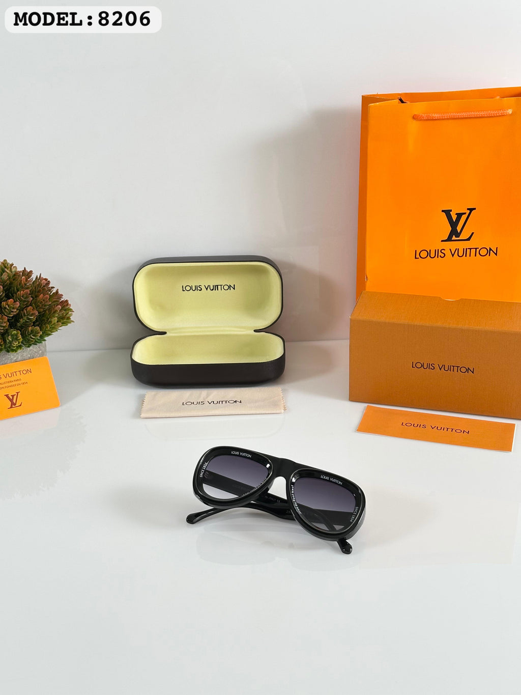 Lv sunglass with imported brand kit unisex