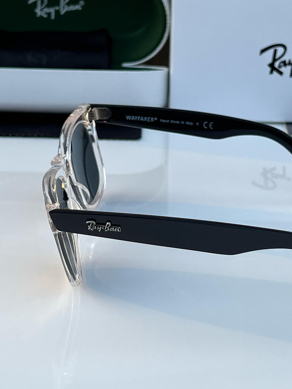 Ray 2140 slant transparent black